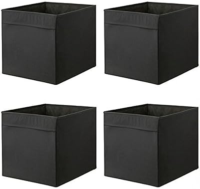 Ikea Drona black storage box - 33 x 38 x 33 cm - Quick shelf - Lot of four.. DIAYTAR NIGERIA: Where affordability meets variety, with thousands of products delivered in less than 8 days.