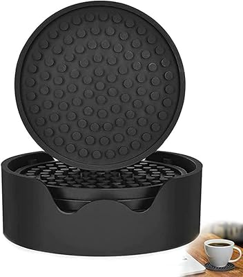 6 Rubber and Silicone Singlers of Uterazaar, non-slip glass underside and waterproof for drinks and coffee cups, prevent furniture from raying the house, the kitchen and the desktop.. Get the deals you love and the delivery speed you need at DIAYTAR Nigeria.