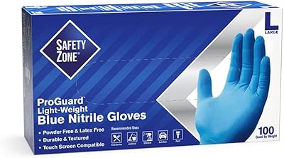 Nitrile gloves without powder Safety area GNPR-LG-1A 3mil, Blue Size L.. DIAYTAR NIGERIA: Where online shopping becomes effortless with budget-friendly nationwide delivery.