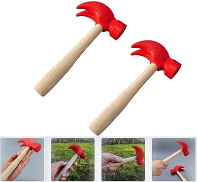 Wooden hammer toys, maintenance tools, children's educational toys, 2 pieces.. DIAYTAR NIGERIA: Where affordability and variety meet with convenient delivery within 8 days.