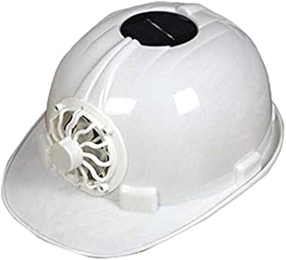 Fashionable safety helmet for solar fan cooling, outdoor work helmet? - white.. Experience the ease of modern shopping with DIAYTAR NIGERIA's vast selection and quick delivery service.