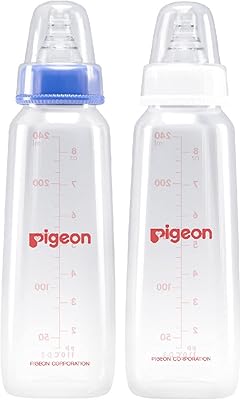 Bigen peristaltic bottle, double kpp-240 ml package (blue and white) L.. DIAYTAR NIGERIA transforms dreams into deliveries with our affordable prices and 5-8 day shipping.