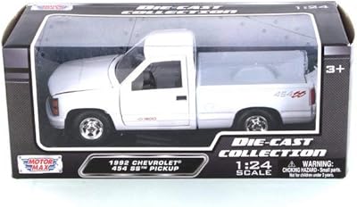 Motormax 1992 Chevy 454 SS, White 73203Wh - Takes Model Model of Pressure Molded Toy.. Experience shopping without stress at DIAYTAR NIGERIA's comprehensive and budget-friendly platform.