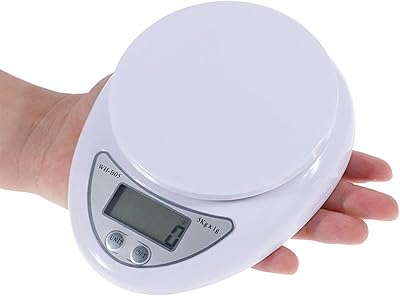 Zenzes Digital kitchen balance 5kg/1g digital kitchen LED electronic balance kitchen restaurant Measuring the weight of food.. DIAYTAR NIGERIA: Where shopping dreams become reality with affordable prices and prompt shipping.