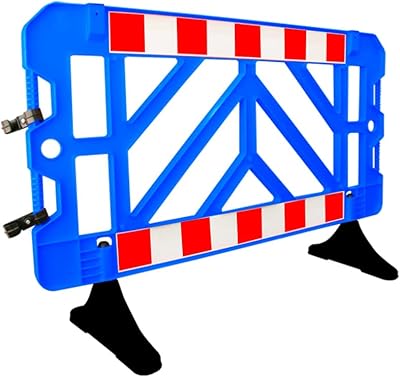 1.5 meter plastic barrier - blue | Safety barrier with easy to install signaling panel and warning indicator light | Ideal for schools, businesses and road works.. Elevate your shopping experience with DIAYTAR NIGERIA's vast catalog and budget-friendly options.