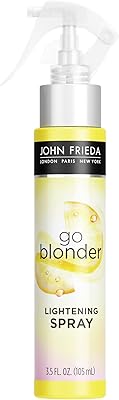 Blonde blonde blonde blonde sheer spray from John Frieda, to gradually lighten the hair, with Citrus & Chamomile Blonde Mind technology, 3.5 oz.. DIAYTAR NIGERIA makes luxury accessible with our affordable prices and dependable delivery service.