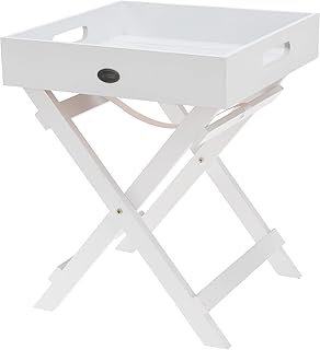 Wooden tray with white foldable support Dimensions 30 cm x.. Why wait? Get your order in 5–8 days with DIAYTAR Nigeria.