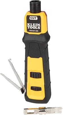 Klein impact shock punch, 66/110 blade, spring, mim with bayonet style, twist & lock socket, Klein VDV427-300 data performer tools.. DIAYTAR NIGERIA transforms how Nigerians shop with our affordable prices and dependable shipping times.