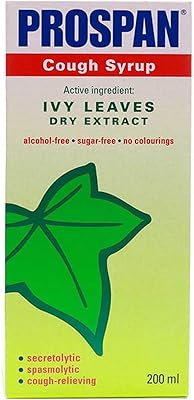 Syrup against prospan cough at the extract of dry ivy leaves, 200 ml.. DIAYTAR NIGERIA delivers happiness in 5-8 days with our affordable and diverse product range.