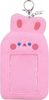 Moustius Carte Carte Photo in Cute Plush with KPOP keychain for credit card, identity card, bus, photo protection case, pink bunny 2#, pink bunny 2#, single size, mosh-230213025f-03.. Discover shopping made effortless with DIAYTAR NIGERIA's comprehensive platform and quick shipping.