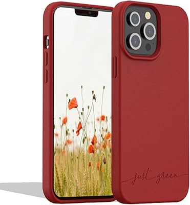 Protective shell with an environmentally friendly design for iPhone 13 Pro Max by Just Green, natural black.. DIAYTAR NIGERIA: Where shopping is easy, prices are low, and delivery is just days away.