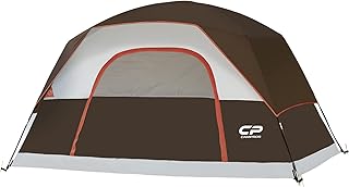 Camping camping tent for 6/8 people, waterproof family dome tent and windbreaker with rain, large mesh windows, double layer, easy to install, portable with transport bag, suitable for all seasons.. Transform how you shop with DIAYTAR NIGERIA's vast selection and budget-friendly delivery options.