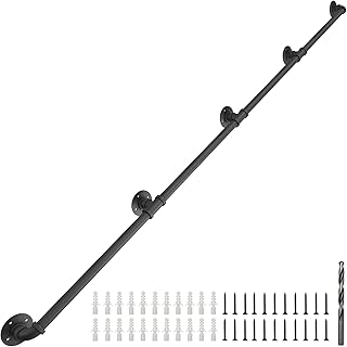 BNBO wall handrail 13 feet-400 cm Industrial staircase with 125 "hose".. Shopping made simple with DIAYTAR NIGERIA's vast selection and budget-friendly nationwide delivery.