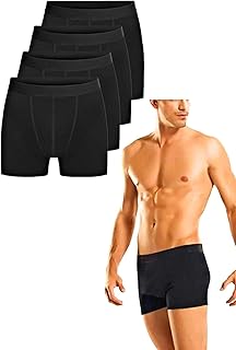 Men's boxer (Lot of 4) Made in Türkiye Natural Feelings Boxer For Men Sweet Cotton Pack for Men's breathable underwear for men boxer, black.. Affordable online shopping is just a click away with DIAYTAR Nigeria.