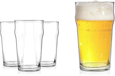 Set of 4 mudfera glasses of 20 oz | Bulk packet of English pints, perfect for clear and dark beers | 2.5 "high glass.. Great deals and fast delivery — the DIAYTAR Nigeria guarantee.