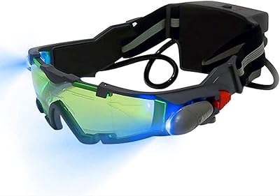 Castwave adjustable night vision glasses with foldable lights and green lenses for children.. DIAYTAR NIGERIA puts thousands of products at your fingertips with affordable prices and delivery within a week.