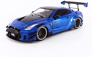 Solido 1:18 2020 Nissan GT -R (R35) S1805801 with Liberty Walk 2.0 body kit - Mini of Mineral Blue.. You deserve better shopping — choose DIAYTAR Nigeria today.