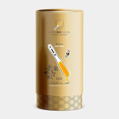 Box of pure and natural honey spoon Honey Beeclever, 20 pieces.. Enjoy deals you can’t resist and delivery you can trust — DIAYTAR Nigeria.