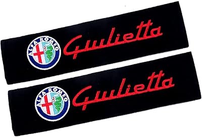 2 pieces of car safety belt for Alfa Romeo Giulietta, soft breathable and comfortable breathable shoulder cover car seat belt travel pillowcases.. DIAYTAR NIGERIA: Connecting Nigerians with affordable products delivered promptly nationwide.