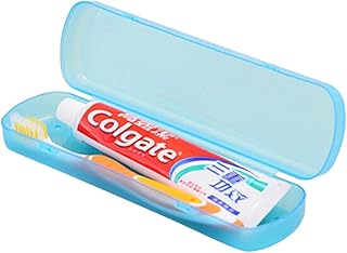Rubik toothbreath holder, portable plastic storage box for toothbrush and toothpaste for travel and campsite (blue).. Discover endless shopping possibilities at DIAYTAR NIGERIA, with budget-friendly prices and reliable delivery.
