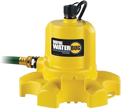 Multiflux Wayne 1/6 HP 1350 GPH submersible pump, yellow.. DIAYTAR NIGERIA brings the market to your screen with thousands of affordable products delivered to your door.