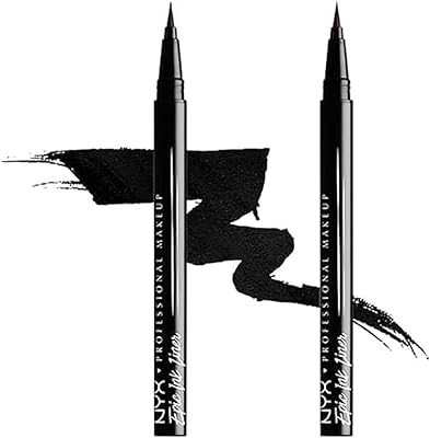 NYX MAKEUP EPIC INK EYELIER Professional, felt, waterproof, vegan formula, 2, black package.. Your one-click solution to affordable shopping, DIAYTAR NIGERIA delivers quality products nationwide.