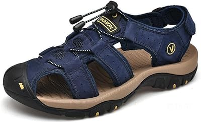 2023 Closed -end hiking sandals for men, waterproof, for outdoor fishermen, light sports sandals leather.. Shop with purpose at DIAYTAR NIGERIA, where your money goes further and delivery is always prompt.