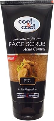 Exfoliating cool face & cool anti-acne for men | Natural fig extracts, deeply cleans the skin gently, 75 ml.. DIAYTAR NIGERIA brings the marketplace to your screen with affordable products delivered in 5-8 days.