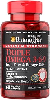 Proteins Pride Omega Trio 3-6-9 with fish oil and borage oils, 60 capsules.. DIAYTAR NIGERIA: Bridging the gap between consumers and quality products with affordable nationwide shipping.
