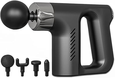 Shengmei Deep fabric masseur, high performance massage pistol, Mini Pocket Massage Massage Pistol to relieve pain, relaxation, fitness, body masseur, relaxation (black).. Everything you want, delivered fast — DIAYTAR Nigeria does it better.
