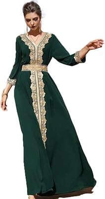 Abaya Polly Pretty woman dress, Moroccan caftan decorated with Dubai Sadoy pearls from the Luxury Eid collection.. DIAYTAR NIGERIA: Bringing quality products to every Nigerian home at prices everyone can afford.