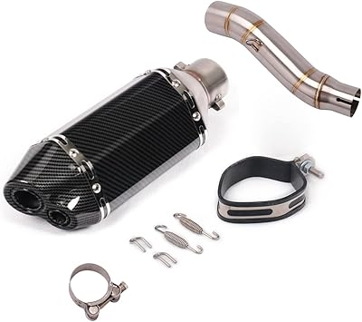 Modified exhaust system for Moto Estin Slip on for Honda CBR300 CB300F CB300R 2008-2017 (with 12.2-inch double silencer).. Shop from Nigeria's largest product selection at DIAYTAR, with budget-friendly prices and swift delivery.