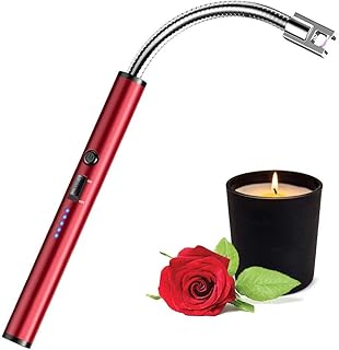 Candle lighter, USB rechargeable electric lighter with LED battery indicator and safety switch, Flexible long collar lighters for candles, campsite, barbecue, sports equipment.. Why pay more? DIAYTAR Nigeria gives you the best for less.