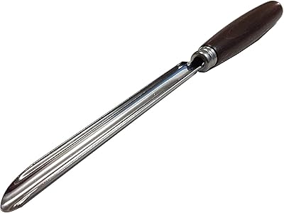 You want me zucchini/stainless steel cucumber 5.7 inches 14.5 cm, wooden handle, brown.. Discover endless possibilities with DIAYTAR NIGERIA's comprehensive catalog and budget-friendly delivery.