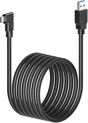 Oculus 10 -foot connection cable, DH USB 3.2 Gen 1, USB C to A, High speed data transfer and fast charging cable compatible with the 2/1 Quest Helmet to PC of playing.. Experience shopping satisfaction with DIAYTAR NIGERIA's vast selection and budget-friendly delivery options.