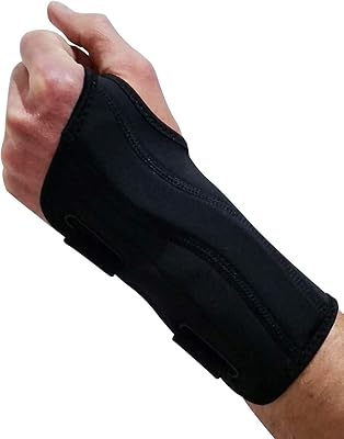 Orthosis of wrist tunnel - wrist and arm splint to relieve the pain of carpal canal syndrome, compression sleeve (left).. DIAYTAR NIGERIA: Where shopping dreams become reality with budget-friendly prices and prompt delivery.