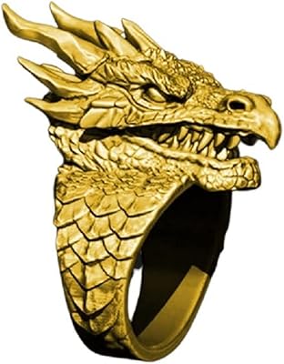 Dragon Ring For Men, Golden Dragon Ring Ring Dragon Nordic Viking Faudo Ring For Man Dragon Punk Ring Bijoux Gift Father's Day.. Nigeria's favorite online shopping platform, DIAYTAR offers unbeatable prices and delivery within a week.