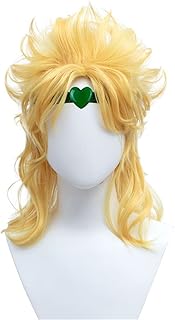 Cosplay wig Anime Jojo's Bizarre Adventure Brando Golden Short Hair.. No stress, just speed — DIAYTAR Nigeria ships in days.