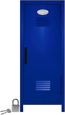 Small cabinet with lock and blue key - 27.3 cm L x 10.4 cm x 10.5 cm.. Experience convenient online shopping on DIAYTAR Nigeria — wide selection and affordable delivery.