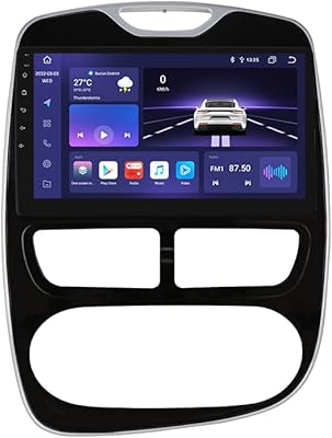 Autradio for Renault Clio 2012-2016 Android 10 Radio Bluetooth steering wheel controls.. Great deals and fast delivery — the DIAYTAR Nigeria guarantee.