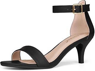 Sandals with small heels with ankle bridle for women.. DIAYTAR NIGERIA delivers more than expected with our extensive catalog and 5-8 day delivery service.