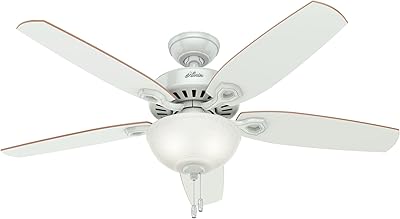 Hunter Fan Company 53089 Builder Deluxe Interior ceiling fan with LED light and chain control, 132 cm, white finish.. The future of online shopping in Nigeria is here — welcome to DIAYTAR.