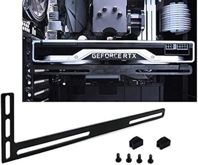 Black Video Card GPU support Aluminum anodized aerospace for card.. Experience shopping freedom with DIAYTAR NIGERIA's comprehensive marketplace delivered within 8 days.