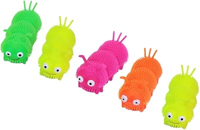 Caterpillar Fidget Extensible Caterpillar Toy: 5 Pieces LED Caterpillar Light Squeeze Noodle Caterpillar for a soothing and relaxing game.. DIAYTAR NIGERIA: Where every Nigerian finds what they need at prices they can afford, delivered promptly.