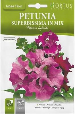 High quality Petunia mixture seeds \ "Petunia Super Bissima n Mix \" by Hortus \ "Garden Care \".. DIAYTAR NIGERIA combines affordability with convenience, delivering your purchases within 5-8 days.