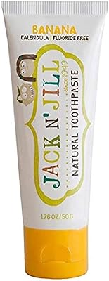 Jack N 'Jill, natural toothpaste, with certified biological bananas, 1.76 oz (50 g).. Shop with confidence at DIAYTAR NIGERIA, enjoying competitive prices and delivery within 8 days.
