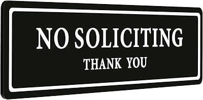 The White Shop solicitation prohibition panel for the house 8.2 "x 2.4" (with powerful adhesive tape), durable quality solicitation prohibition panels for the house and the office, stress prohibition panels for entry door/wall/window.. DIAYTAR NIGERIA: Where shopping is easy, prices are low, and delivery is just days away.