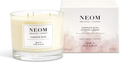 Neom compliss scented candle 3 wicks | Rose Blush lemon and black pepper with oils.. Make every purchase count with DIAYTAR Nigeria — shop smart, shop fast.