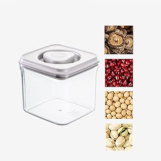 Nimai hermetic containers of food conservation, 1 piece, square container in BPA without BPA, pasta and cereals container with durable lid with easy opening for the organization of the kitchen pantry, white.. Shop with confidence at DIAYTAR NIGERIA, offering extensive product variety with nationwide delivery.