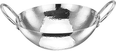 Round and deep royal kadai frying stove 26 cm - RF11561 ideal for frying, jumping, frying, etc. Robust and versatile construction in stainless steel, silver.. DIAYTAR NIGERIA: Where shopping dreams come true with budget-friendly prices and nationwide shipping.